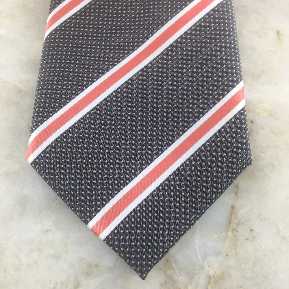 ALEXDANDER JULIAN COLOURS  REGIMENT STRIPE NECKTIE